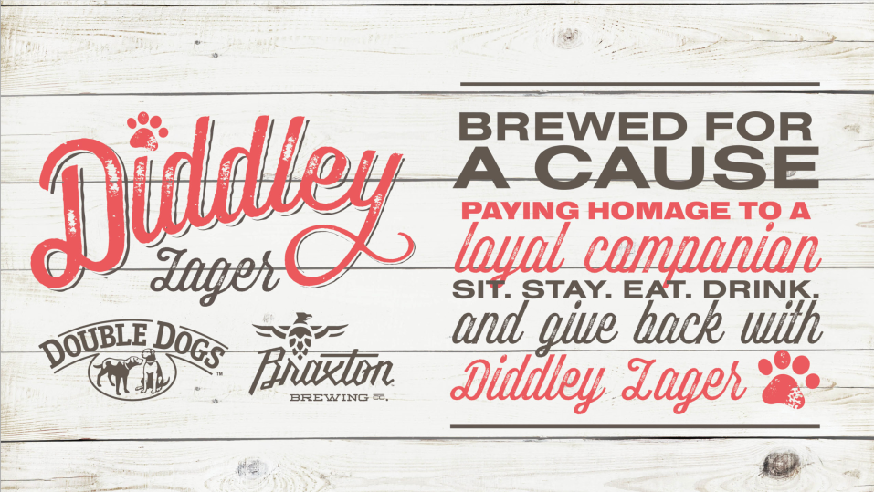 Giving Back with Double Dogs Diddley Lager!