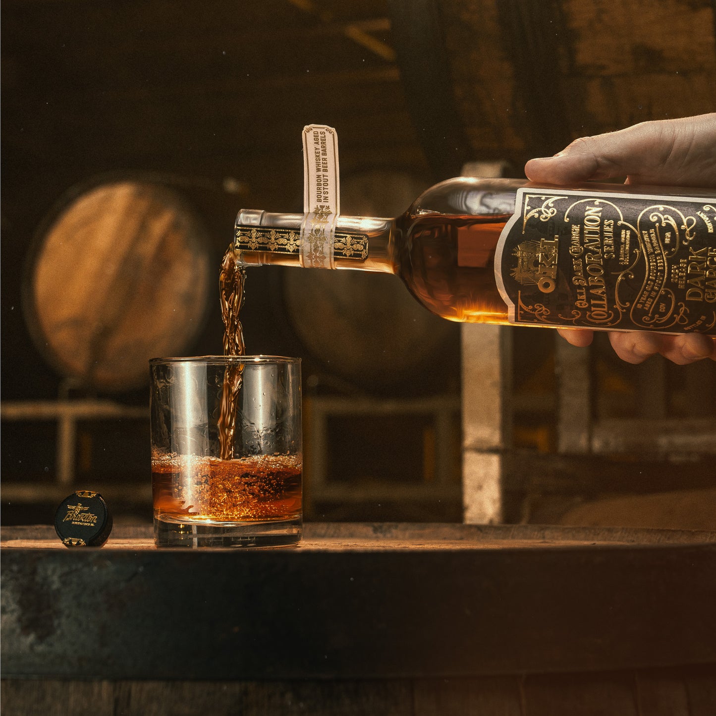 O.K.I. Collaboration Series - Dark Charge 10 Year Old Stout Finished Bourbon