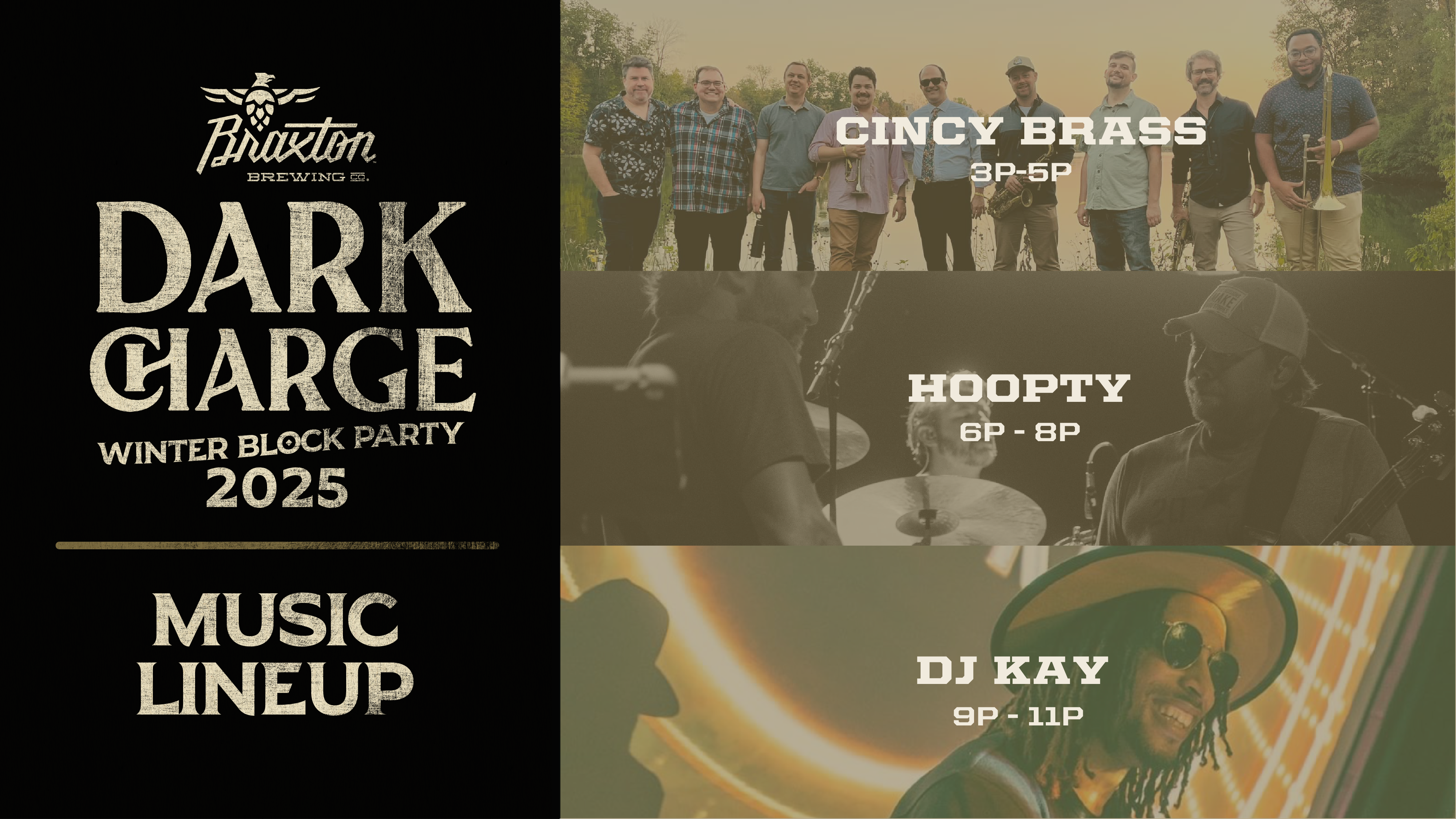 Dark Charge Day LIVE MUSIC LINEUP
