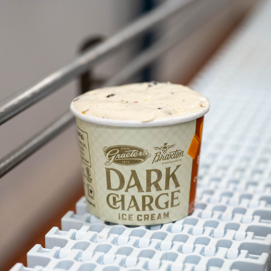 Graeter's Bourbon Toffee Chocolate Chip Ice Cream Half Pint (8oz)