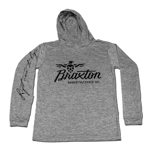 T-Shirt: Core Hoodie Long Sleeve Heather Grey